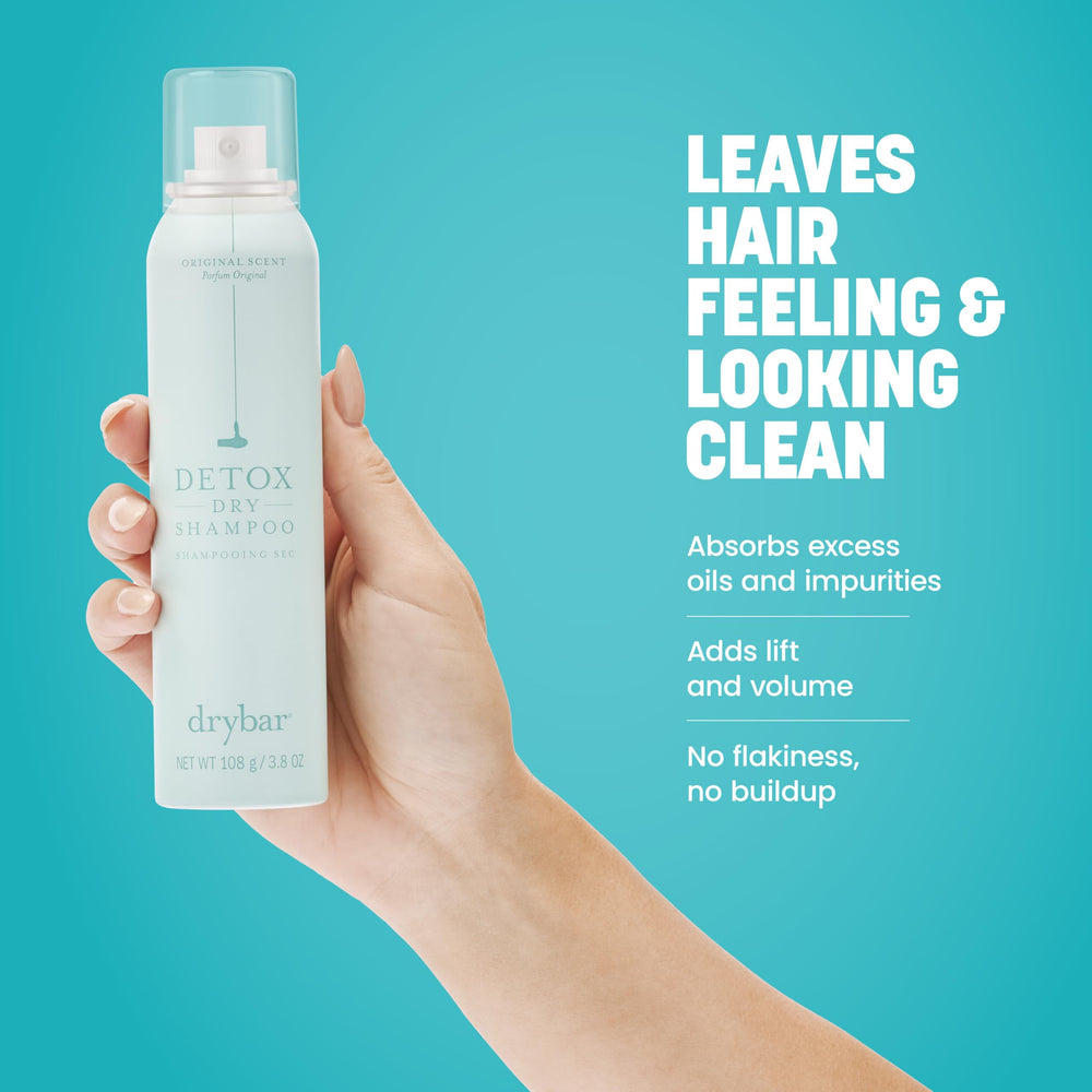 Drybar Detox apto para cabello teñido para mantener la vitalidad del color.