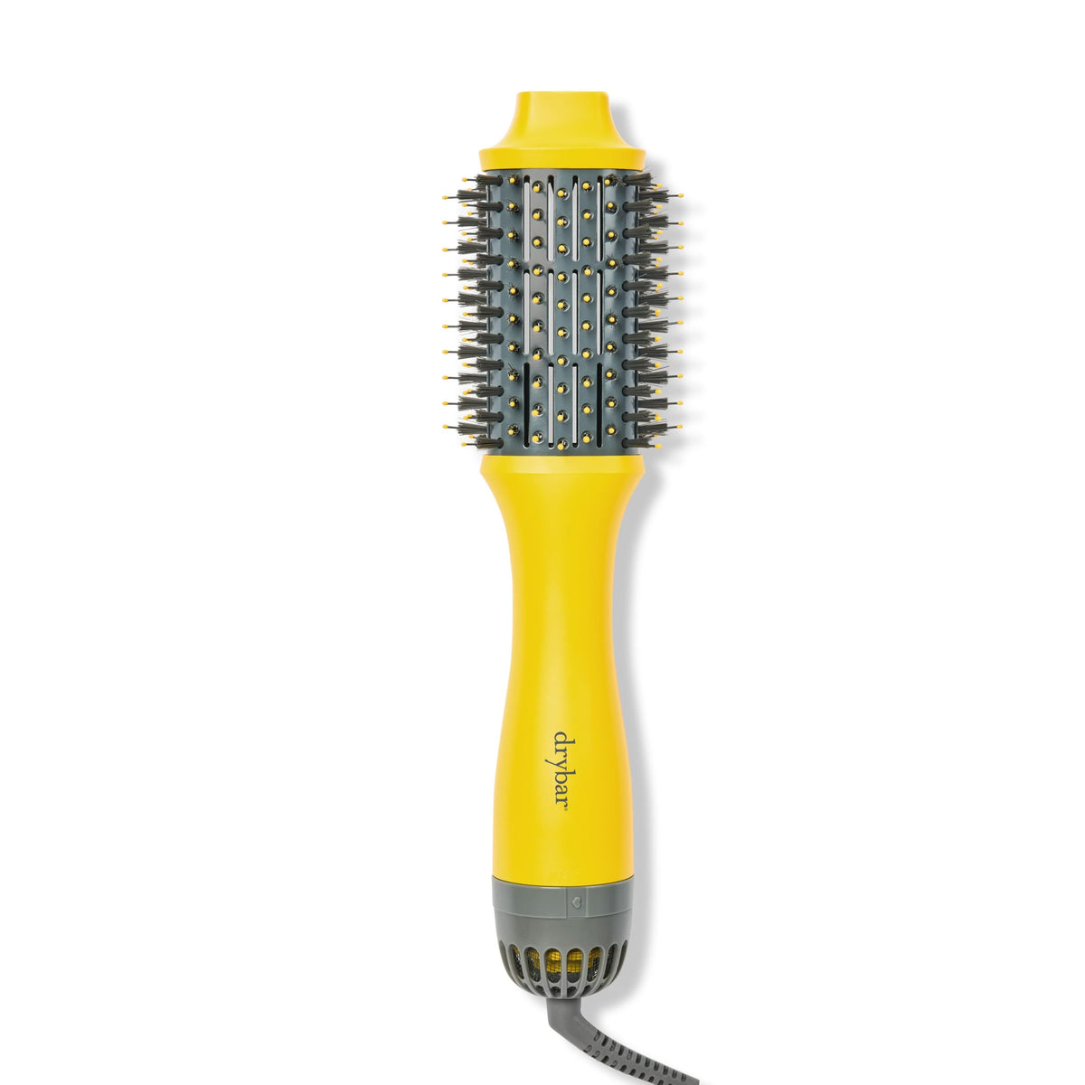 Drybar Double Shot oval blow-dryer brush in compact design for quick styling.