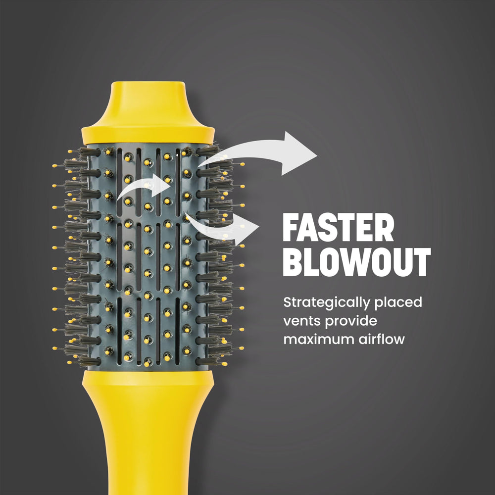 Drybar Double Shot in action delivering smooth blowouts with volume.