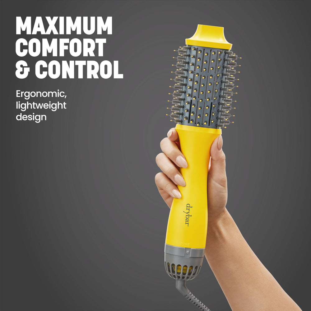 Drybar suitable for all hair types with varying heat settings.