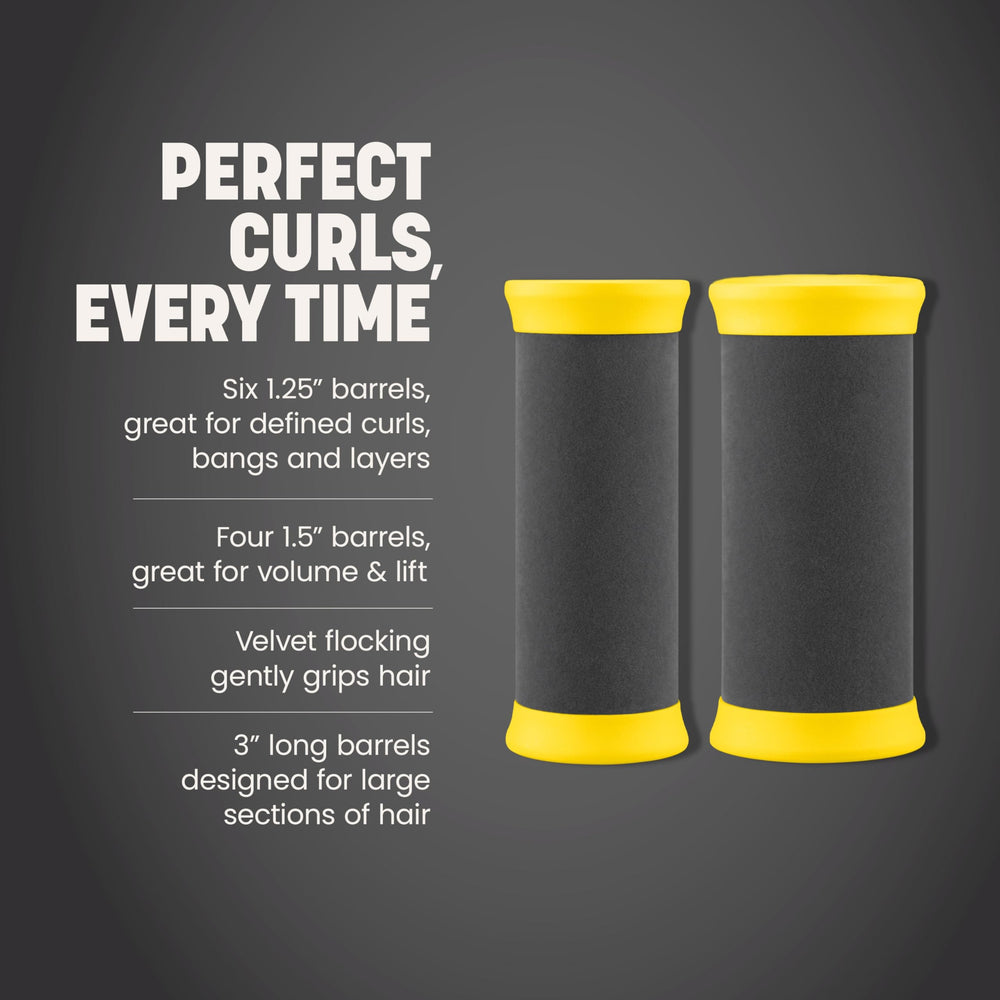 Drybar Roller Club 1.5-inch rollers create larger waves.