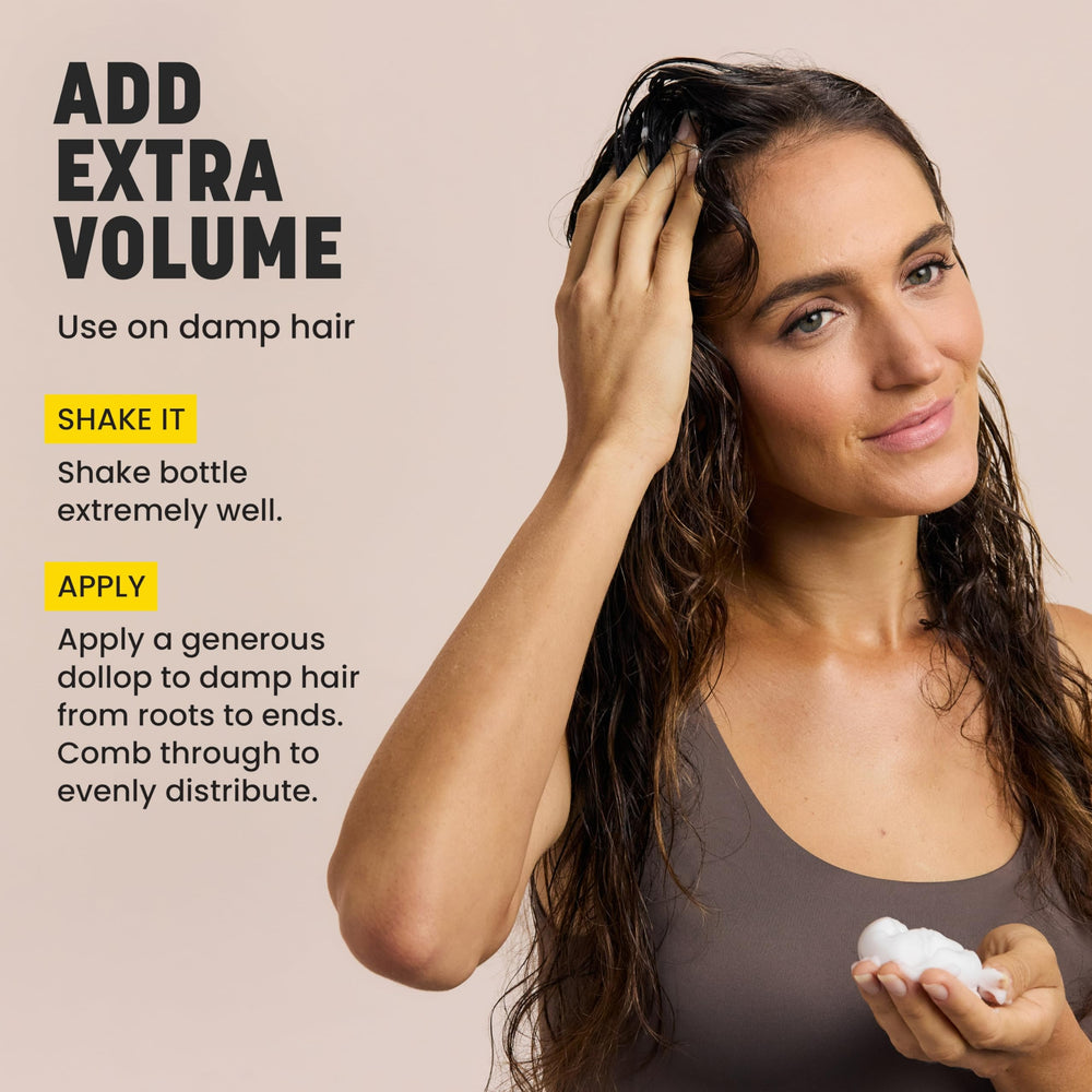 Drybar Southern Belle Mousse memoria de estilo que mantiene la forma.