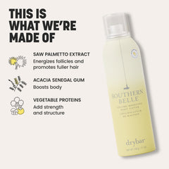 Drybar Southern Belle on-shelf display suggests an at-home blowout boost.