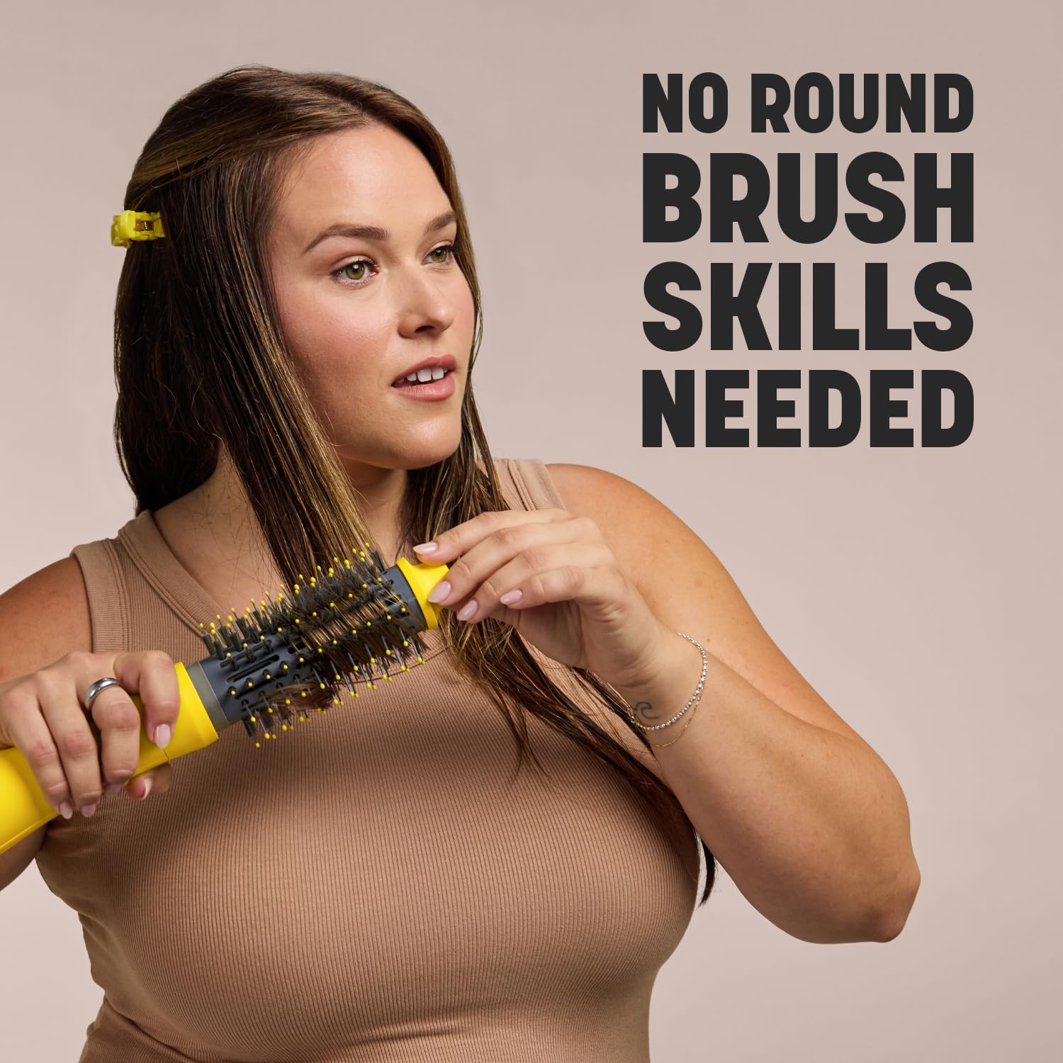 Drybar Triple Shot cool shot button helps set the look.