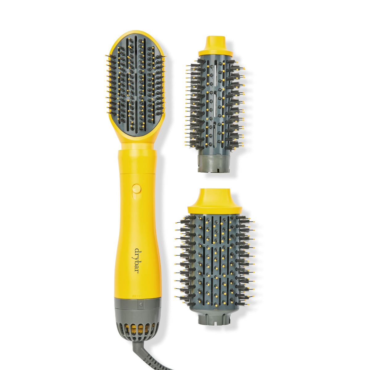 Drybar Triple Shot oval brush for voluminous, glossy blowouts.