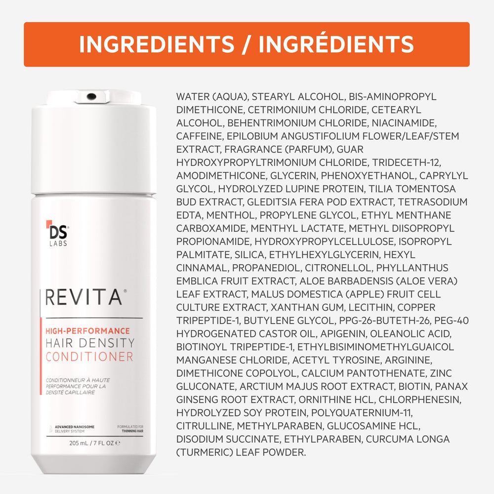 Color-treated hair styled with Revita Conditioner for soft shine.