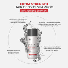 DS Laboratories Revita Extra Strength Shampoo daily-use bottle emphasizes lightweight hydration