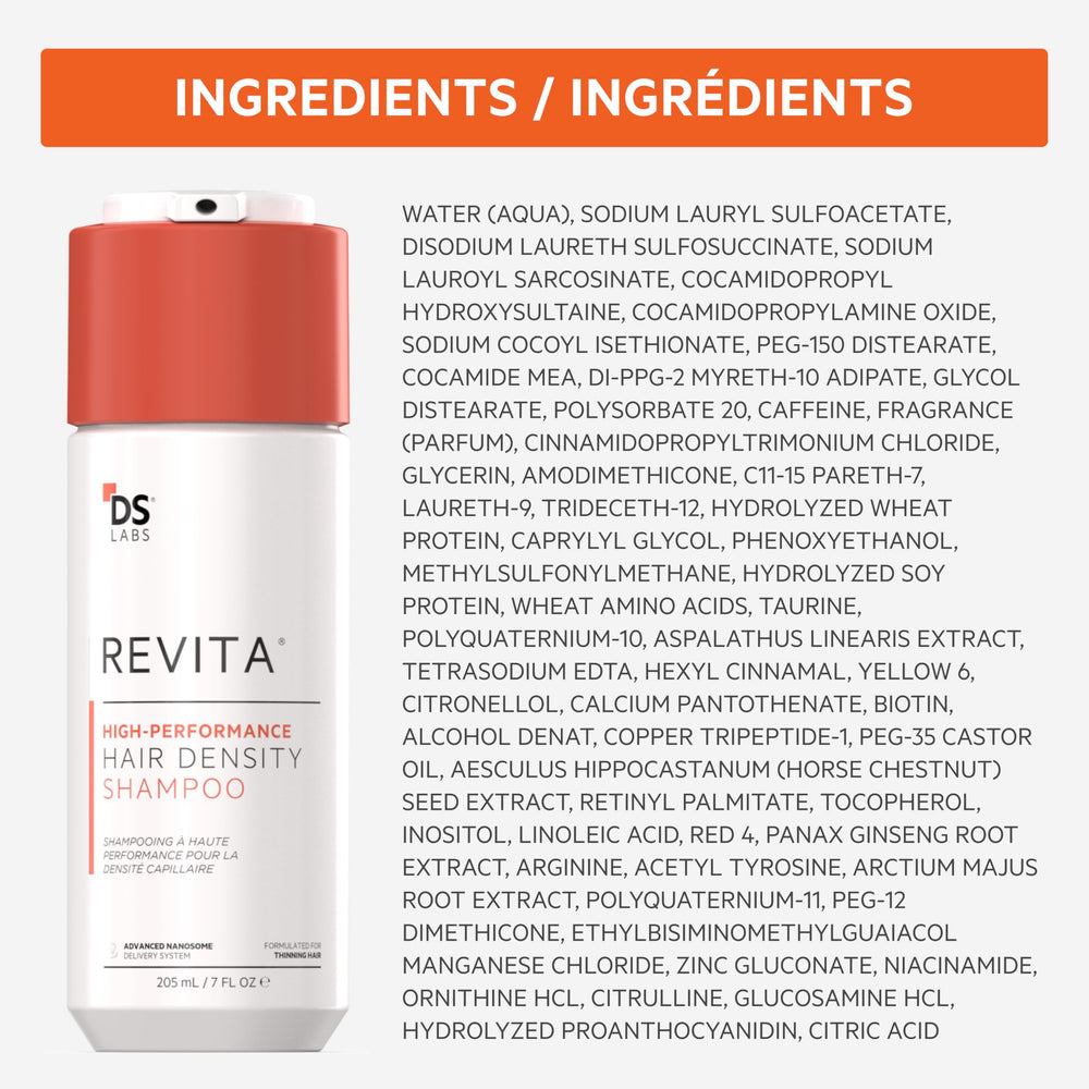 Hair with natural shine and movement after Revita Shampoo