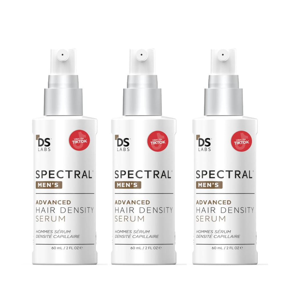 DS Labs Spectral Men’s Hair Density Serum bottle showing lightweight leave-in formula.
