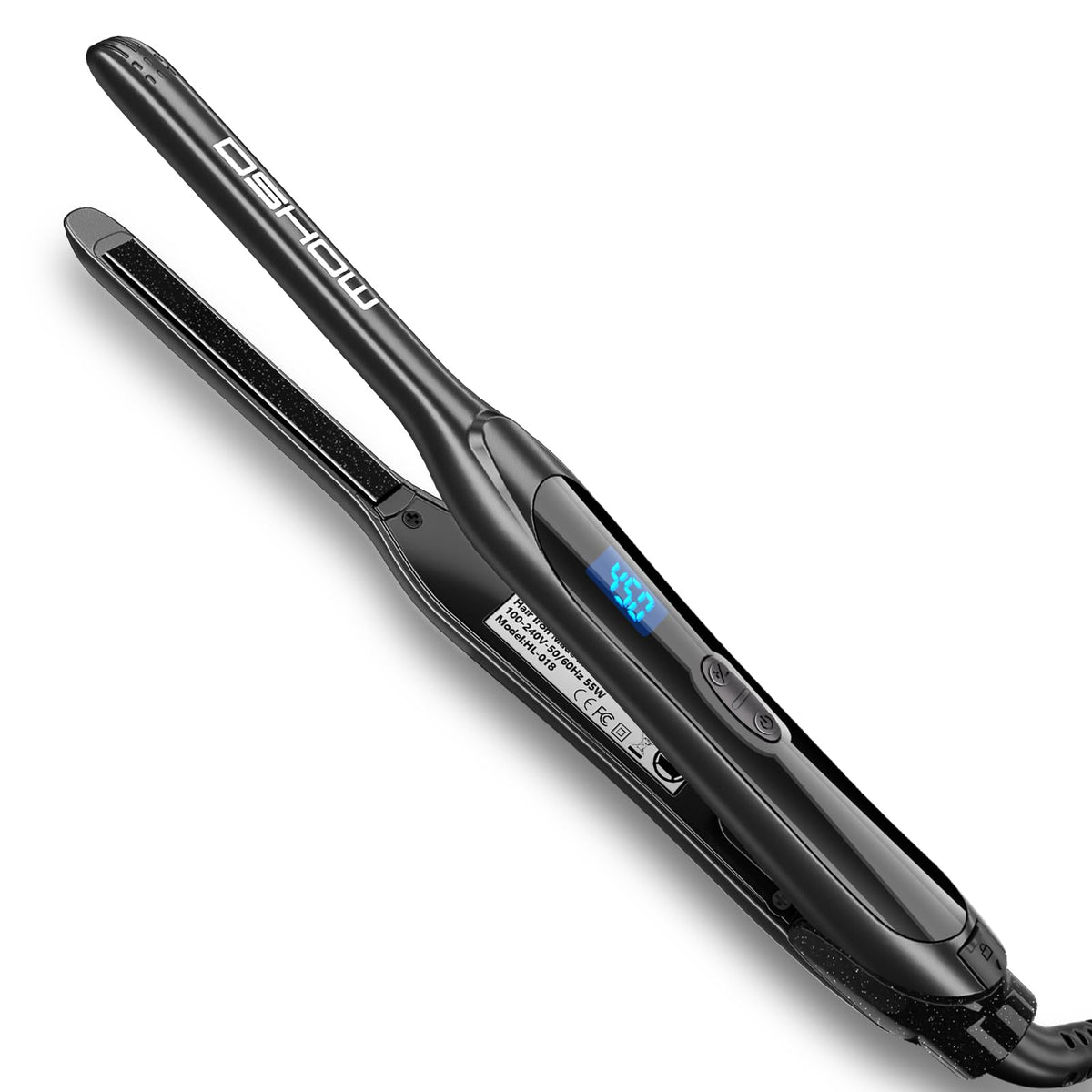 DSHOW Pencil Flat Iron with 0.3 inch plates for precise styling
