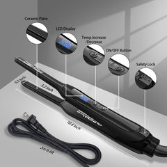 DSHOW Pencil Flat Iron anti mistouch mode keeps styling steady