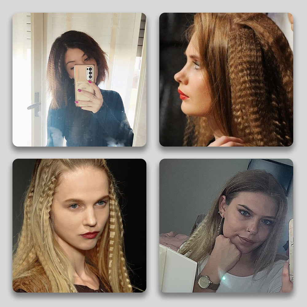 DSHOW crimping results in shiny, frizz-free hair