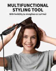 DSHOW small flat iron LED display enables quick heat setup for easy styling.