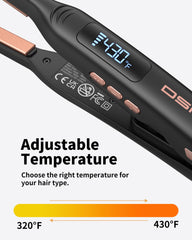 DSHOW PTC heater provides quick, even heat across the plates.