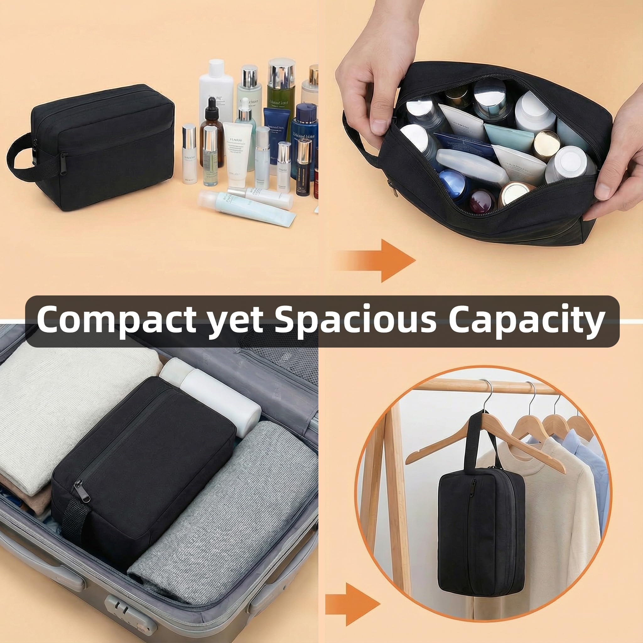 DSYSC compact 8.2x2.8x5.9 inches size demonstrates spacious capacity