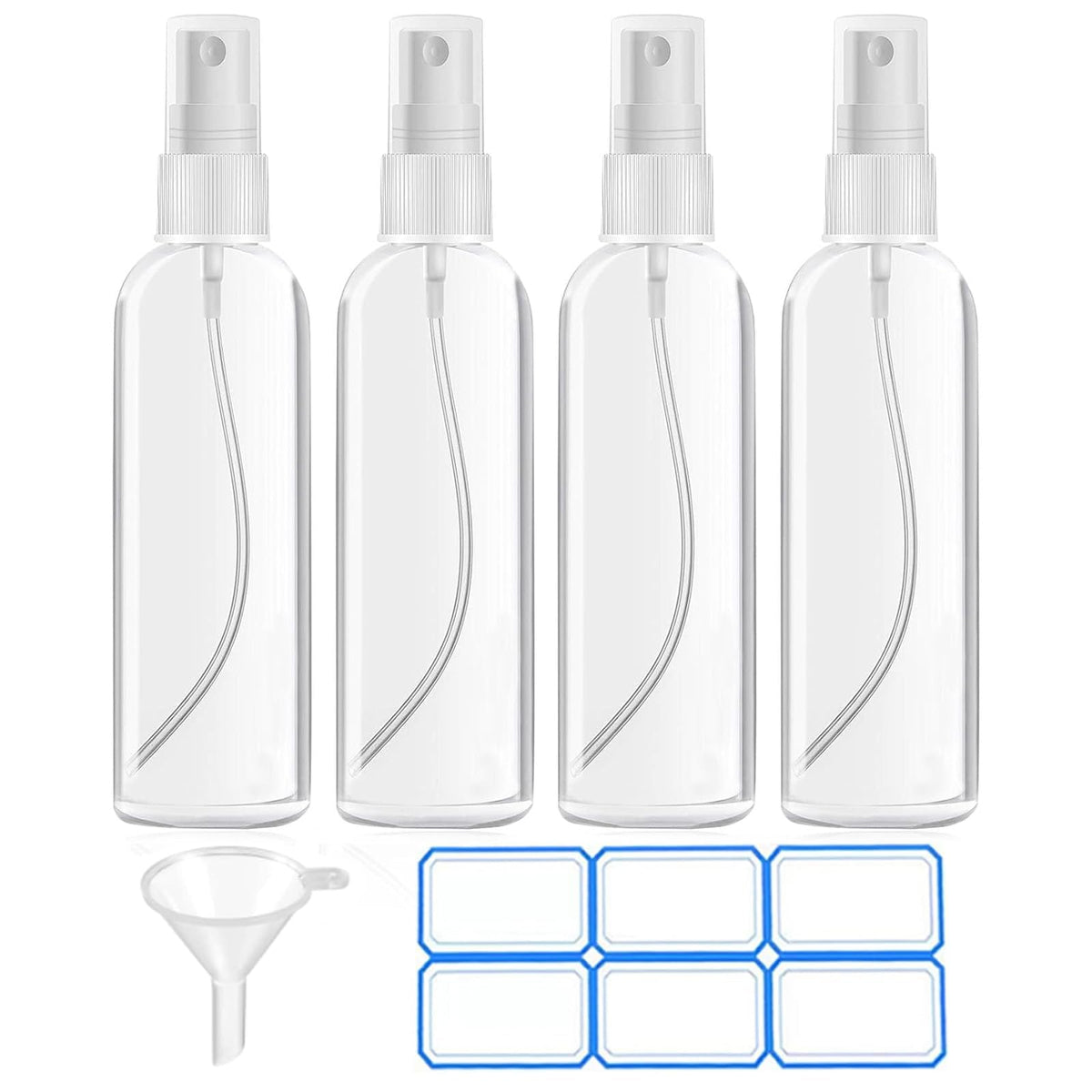DTDNZKN 4oz spray bottle with fine mist for precise on-the-go application.