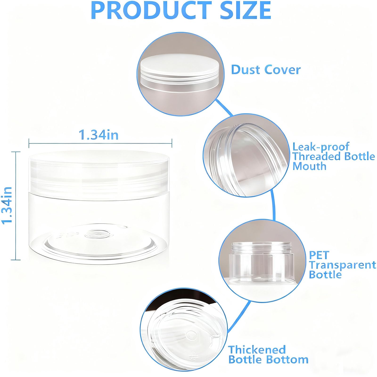 DTDNZKN compact bottle ideal for cosmetics and lotions during travel