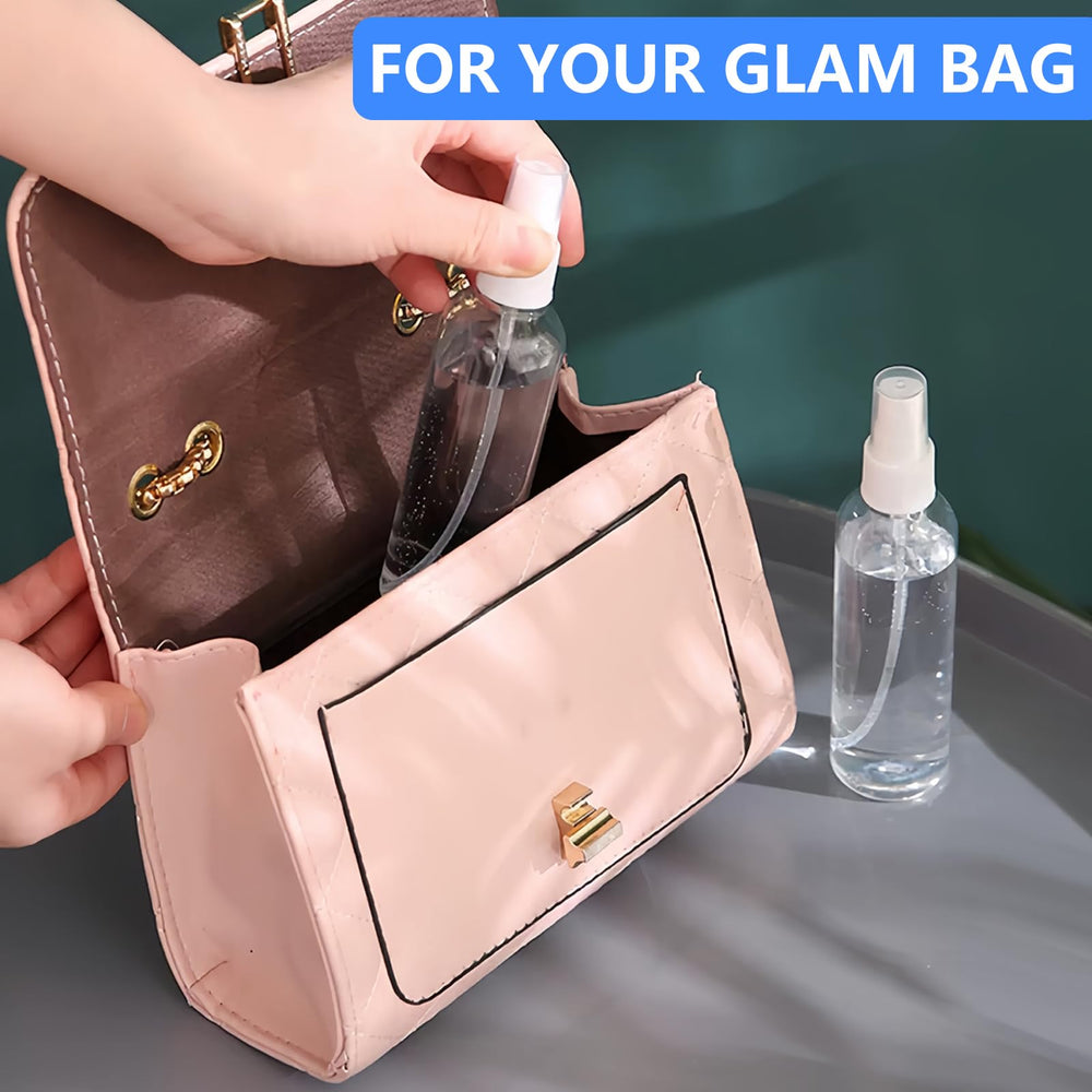 DTDNZKN travel bottle with dustproof nozzle seal and secure closure.