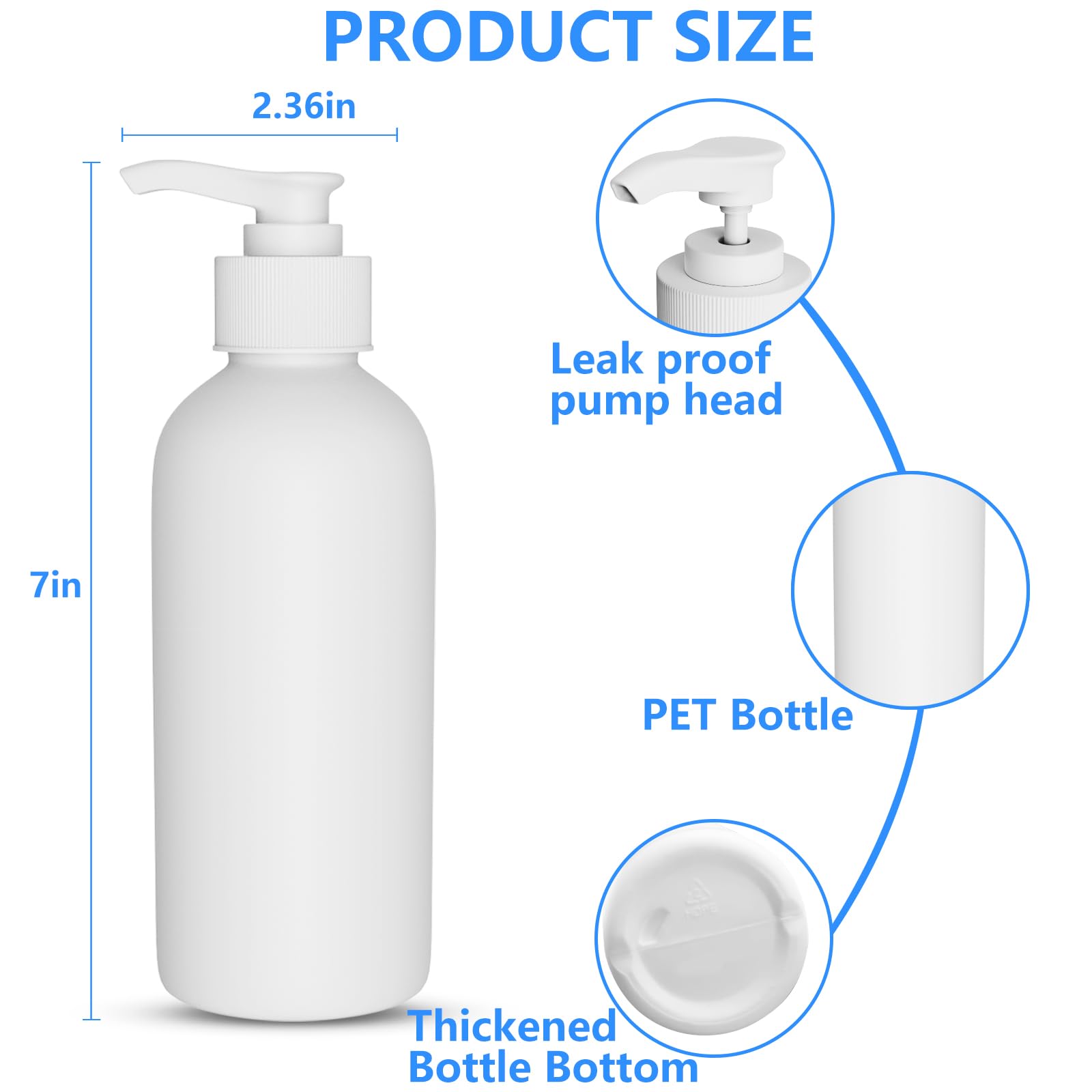 DTDNZKN pump head rotatable design prevents leaks on counters
