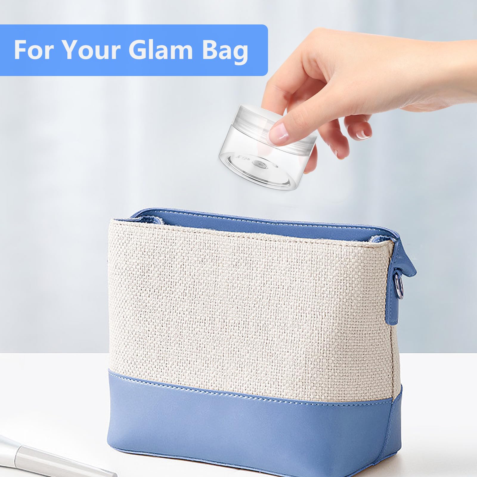 DTDNZKN leak-proof jar with threaded mouth for secure on-the-go use