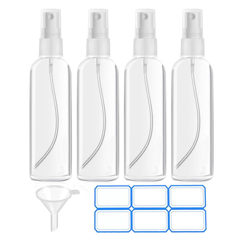 DTDNZKN travel bottles 4-pack, compact for trips and refills.