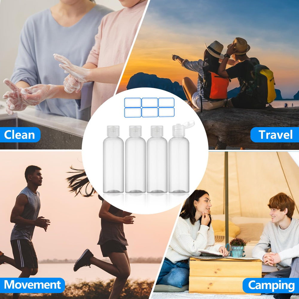 DTDNZKN 4-pack with labels for simple organization and quick identification.