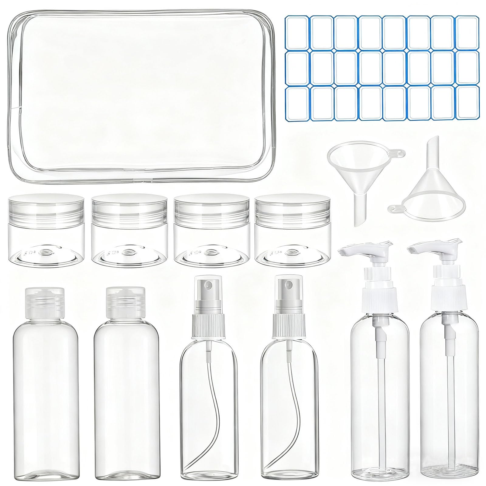 DTDNZKN travel jar cream keeps creams compact and secure during travel.