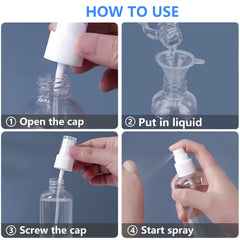 DTDNZKN ultra-fine mist atomizer delivers even spray coverage.