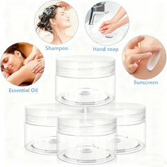 DTDNZKN transparent wide-mouth jar for easy filling and refilling