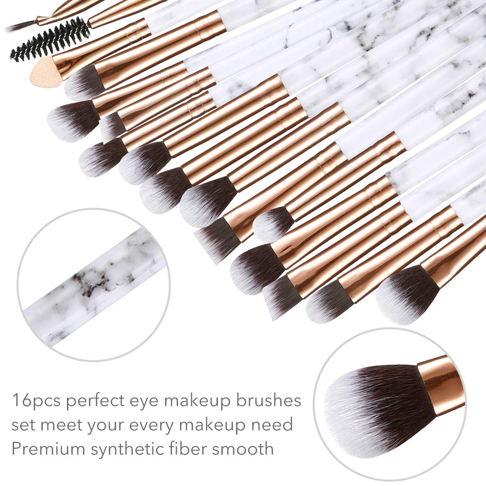 DUAIU premium synthetic bristles eyeshadow brushes for soft, precise blending.