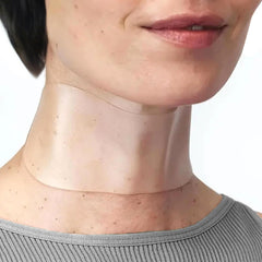DUBPIRT silicone neck patches smooth deep wrinkles overnight.