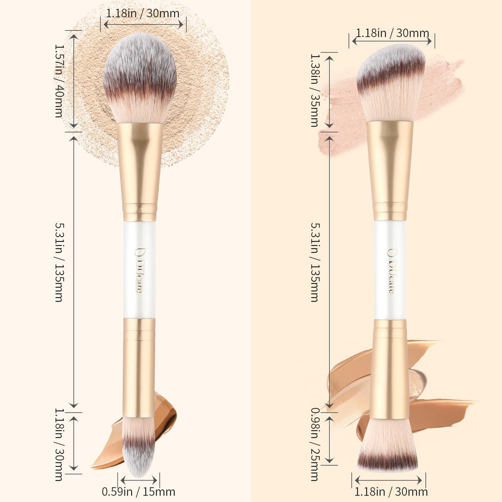 DUcare white brush set packaging for a sleek studio-ready look
