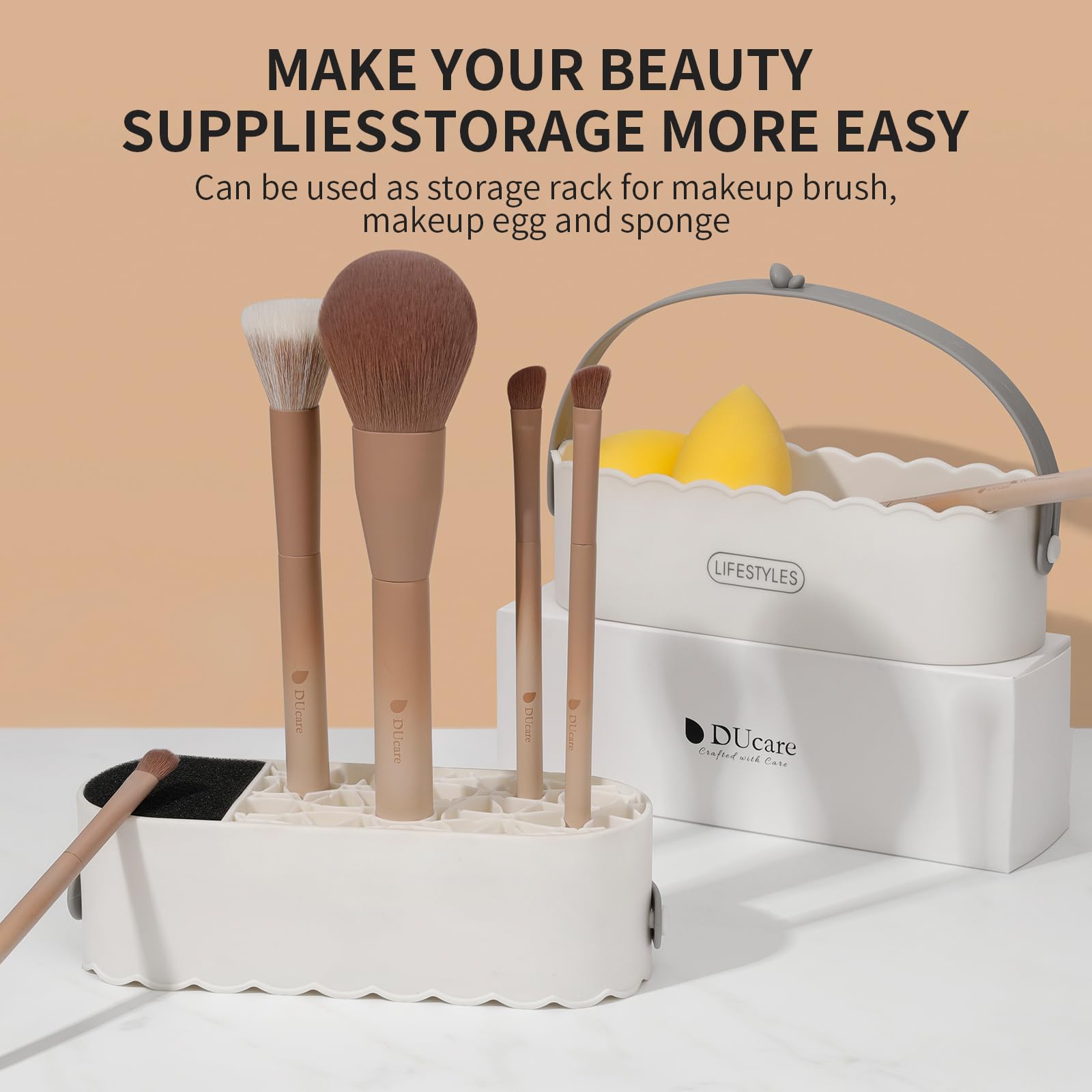DUcare compact cleaning station for small spaces and tidy countertops.