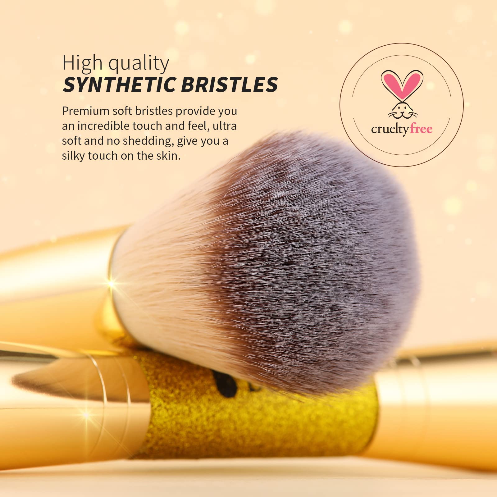 DUcare deluxe glitter-handle design adds a luxe feel