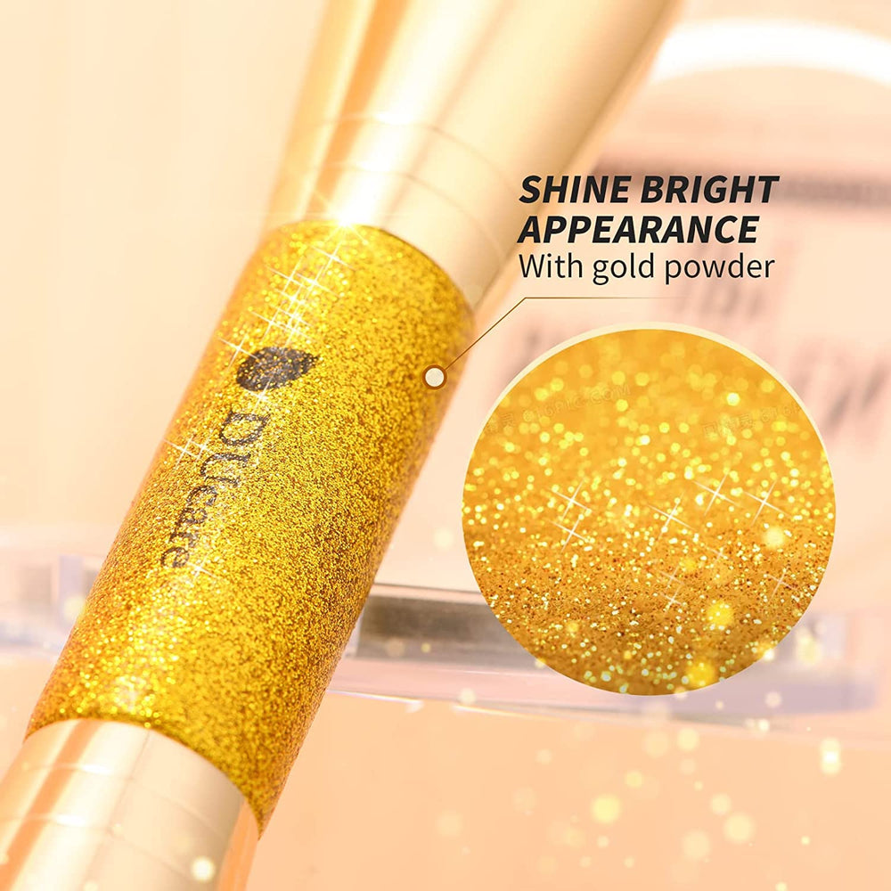DUcare dual-end contour brush with an angled head for precise sculpting.