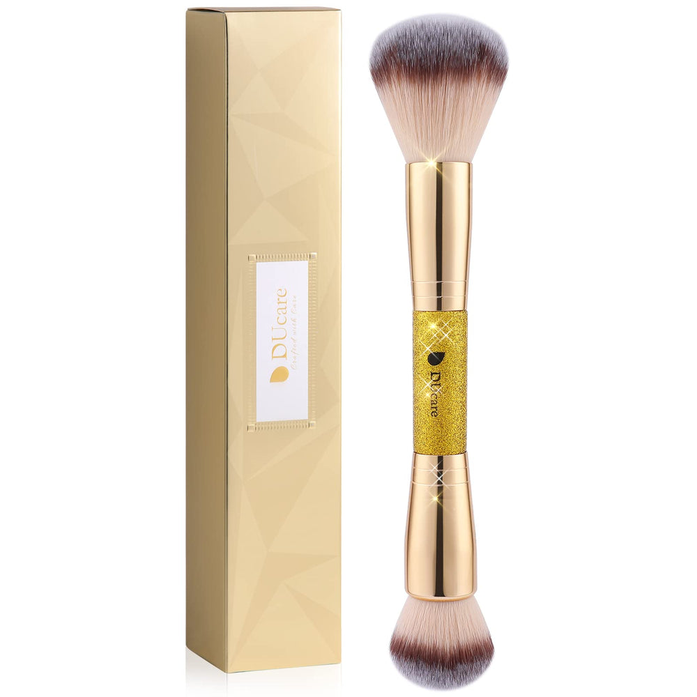 DUcare dual-ended brush for seamless blush and bronzer blending