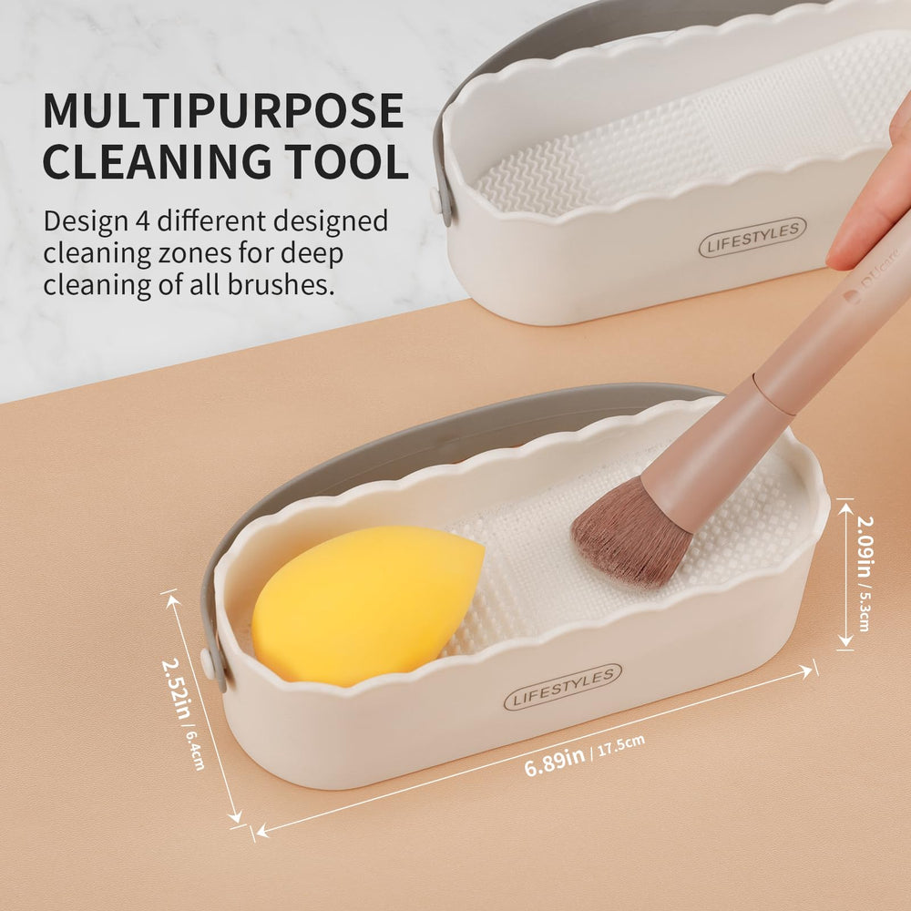 DUcare elegant and trendy brush cleaner bowl suited for gifting and storage.