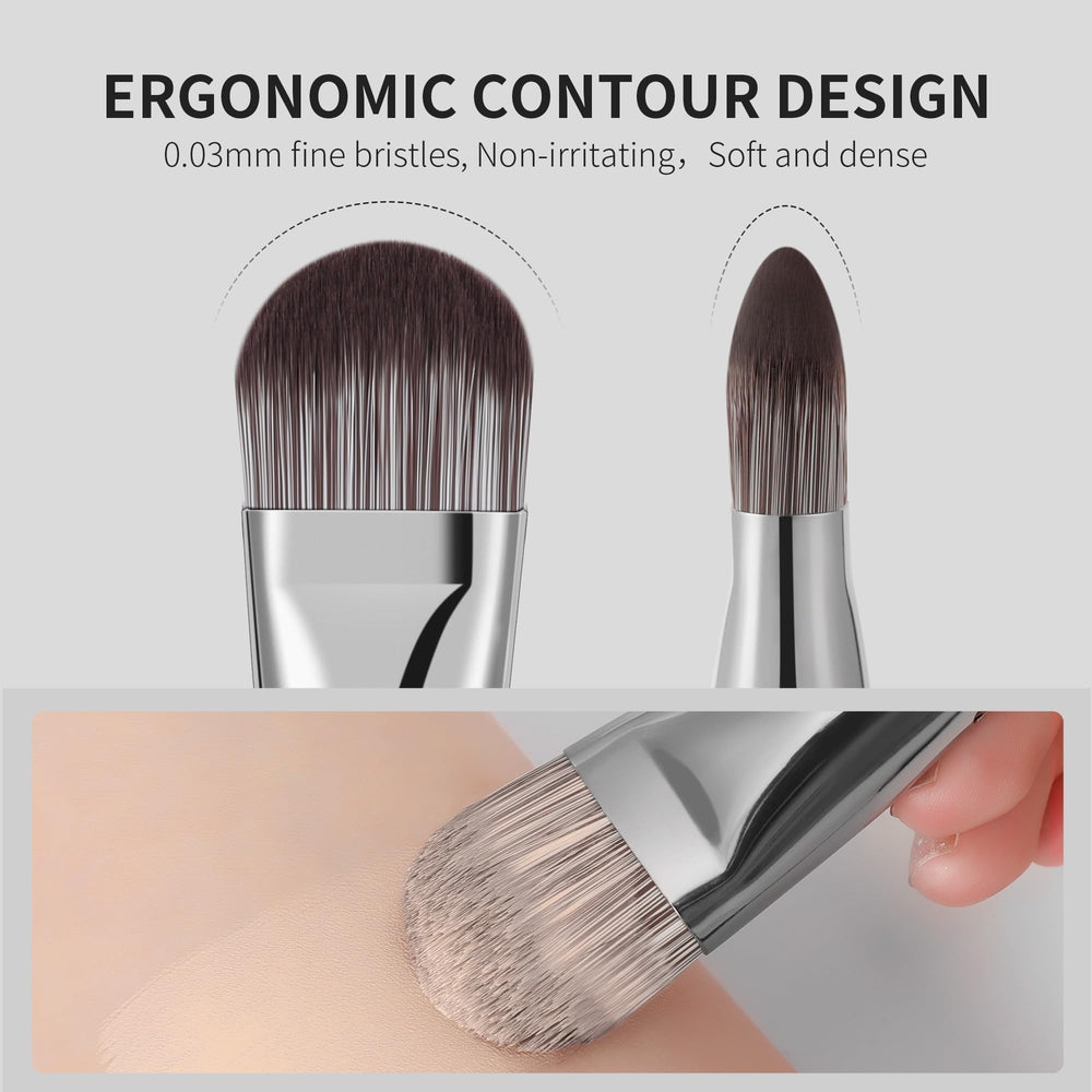 DUcare brush dense bristles deliver even coverage across liquids and creams
