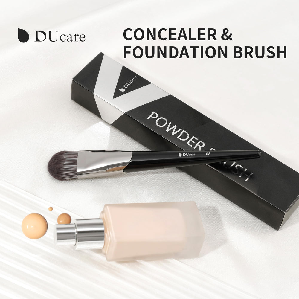 DUcare brush long bristles providing soft, comfortable makeup application