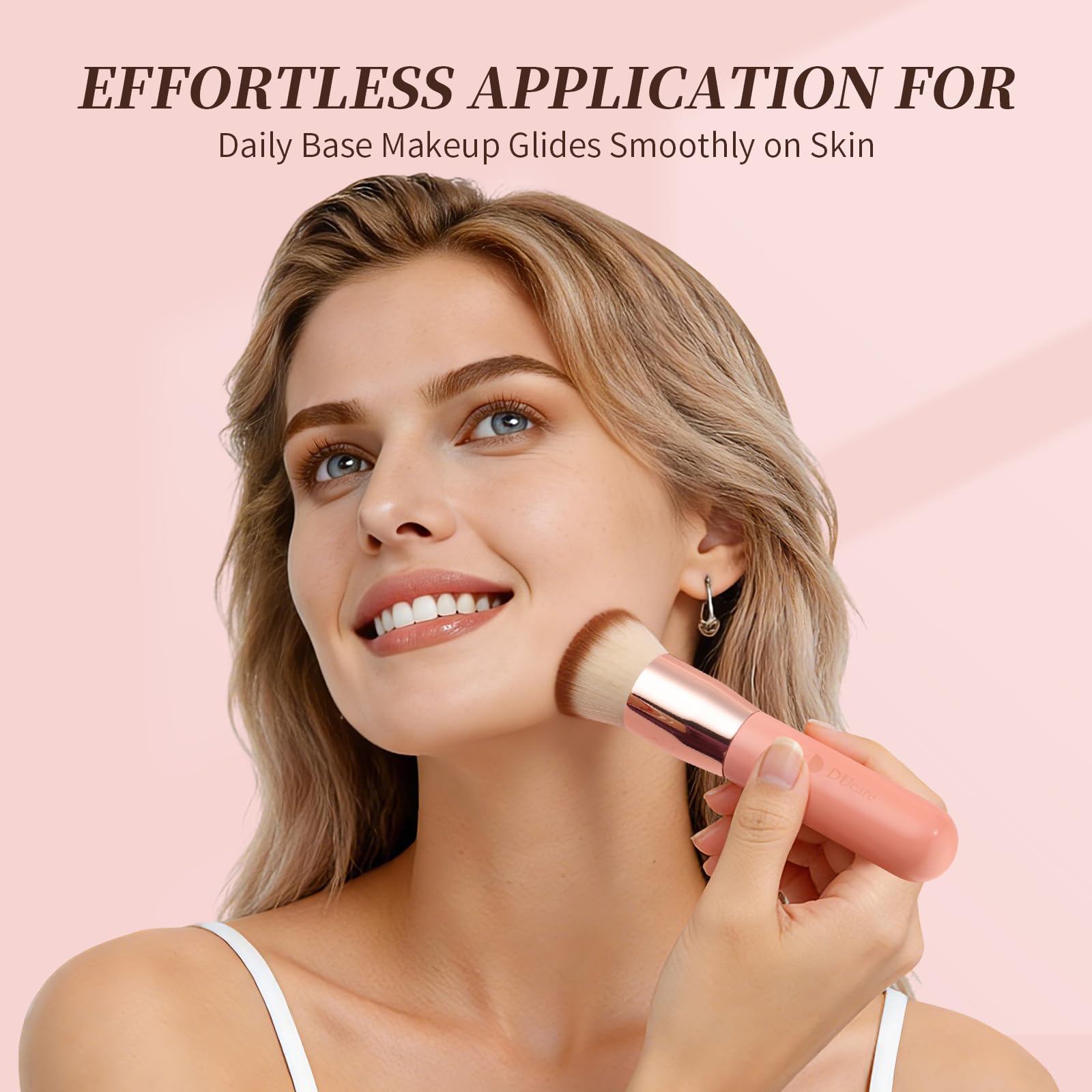 DUcare cruelty-free synthetic fibers enable smooth application and easy cleanup.