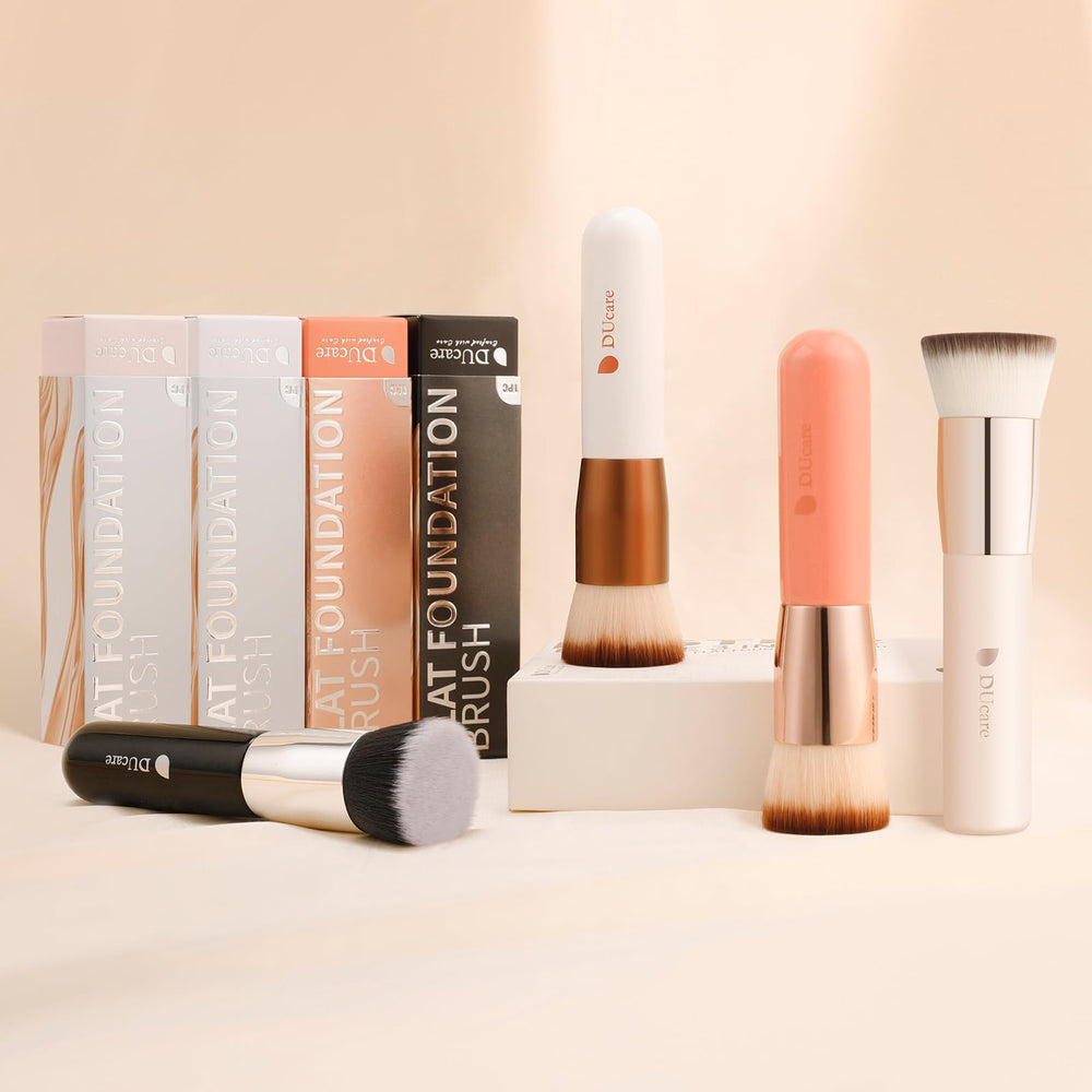 DUcare foundation brush daily-use setup showing versatile base routine