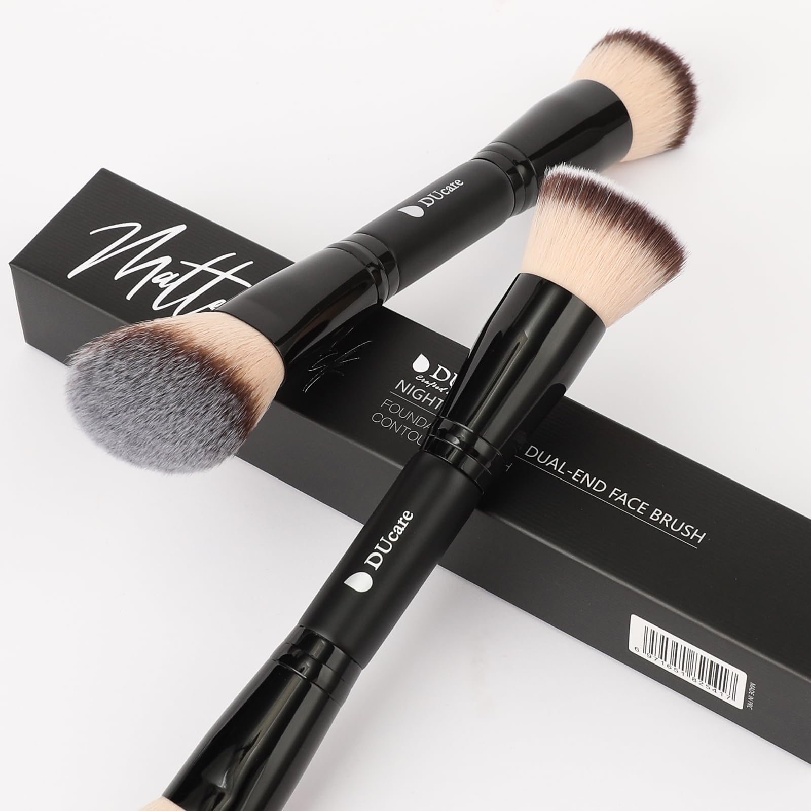 DUcare foundation brush easy switch from contour to foundation without swapping tools