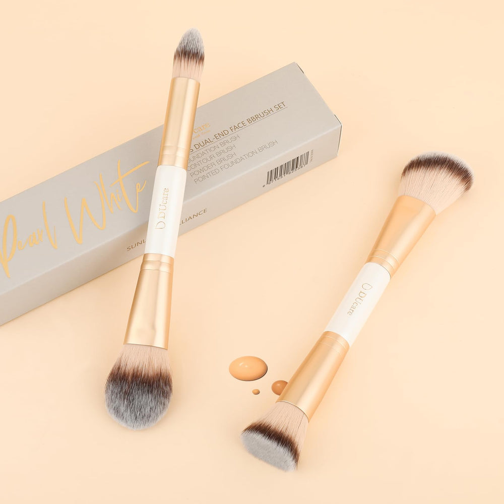DUcare handmade brush handle enhances grip and control during makeup