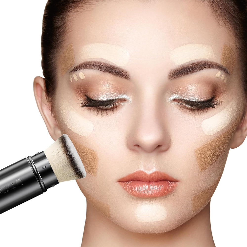 DUcare kabuki brush for precise contouring and finishing