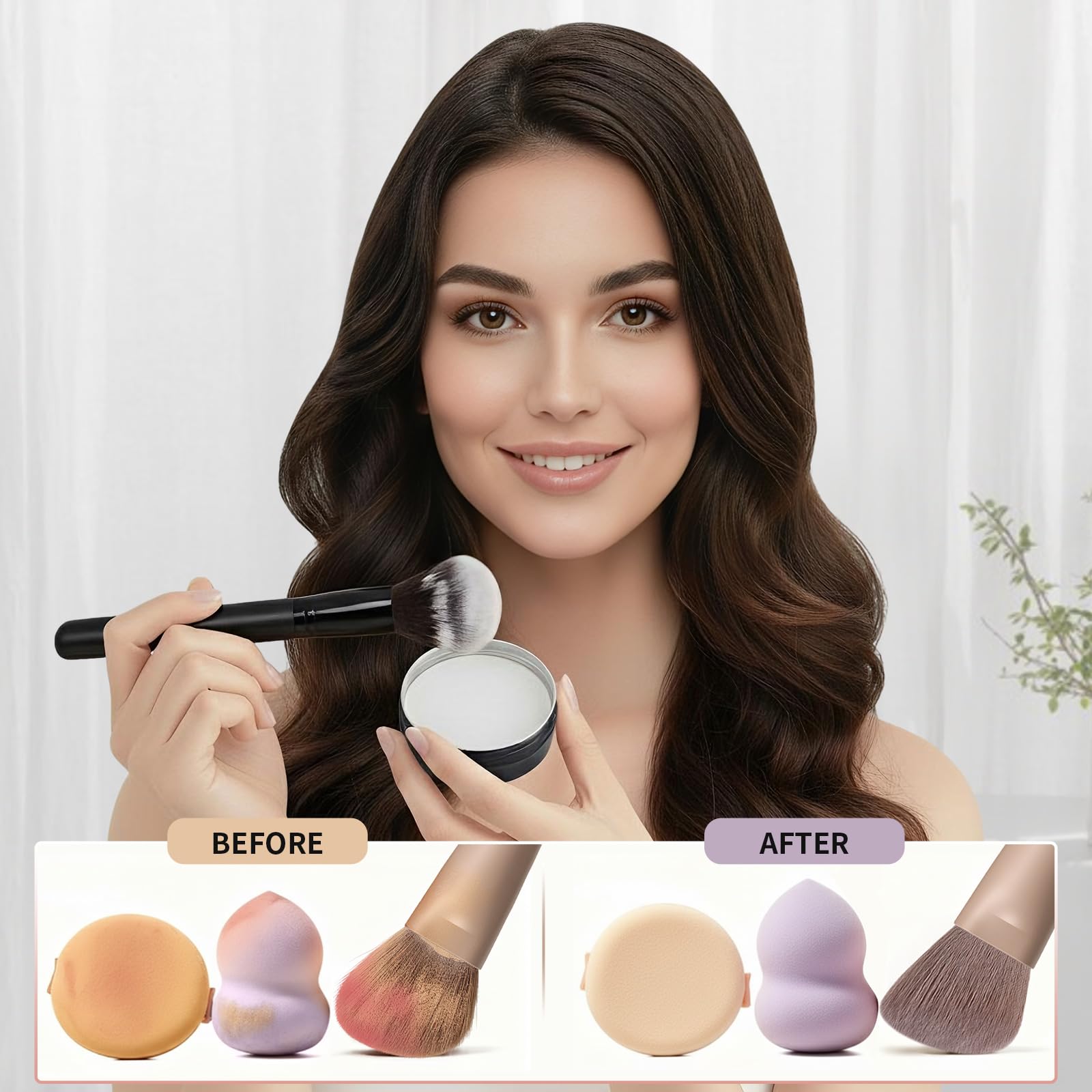 DUcare nourishing formula helps softens brush bristles during cleaning
