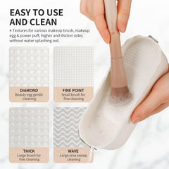 DUcare slope cleaning area designed for wet and dry brush cleaning.