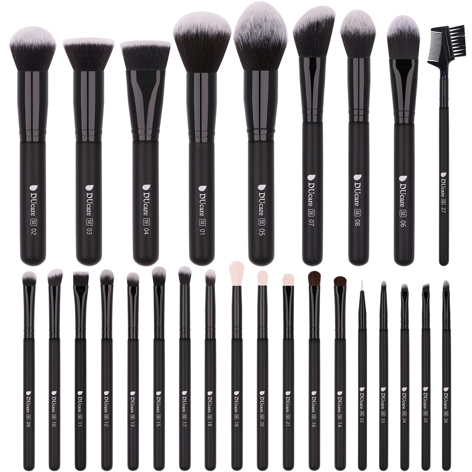 DUcare soft-silky bristles feel gentle on skin and blend evenly.