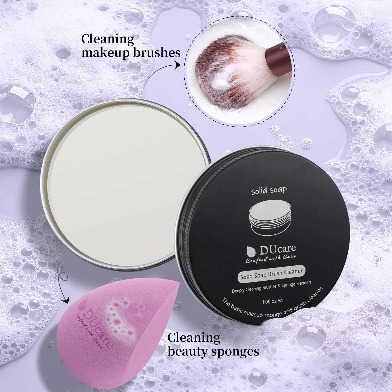 DUcare travel case with cleaning kit for on the go cleansing