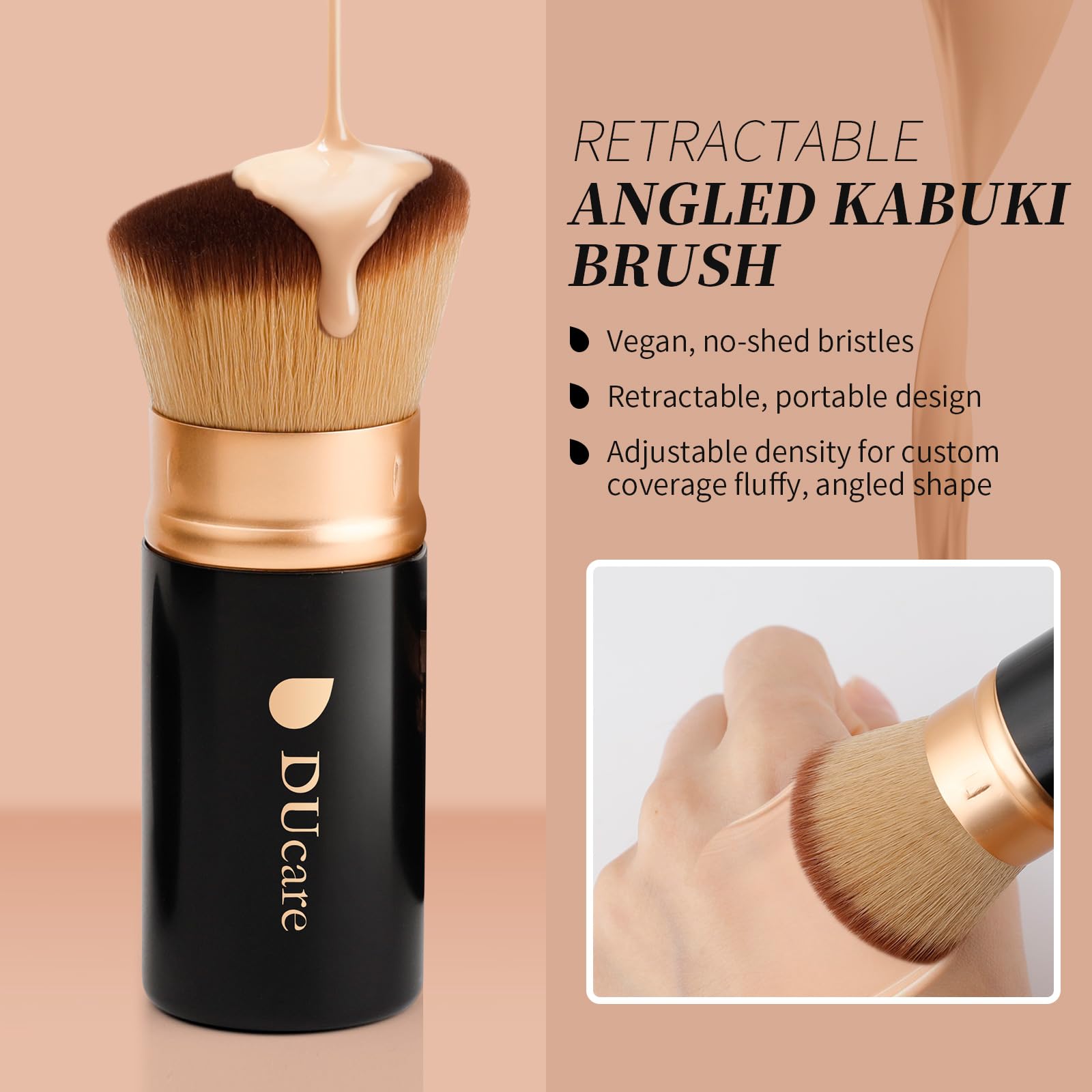 DUcare travel case storage keeps the brush safe on trips