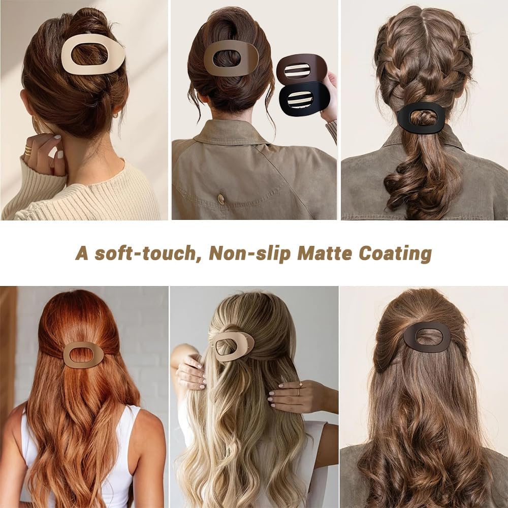 Duckbill Hair Clip keeps hair neat during cooking, showers, or makeup.
